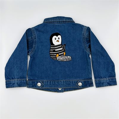 KIDS PENGUIN DENIM JACKET